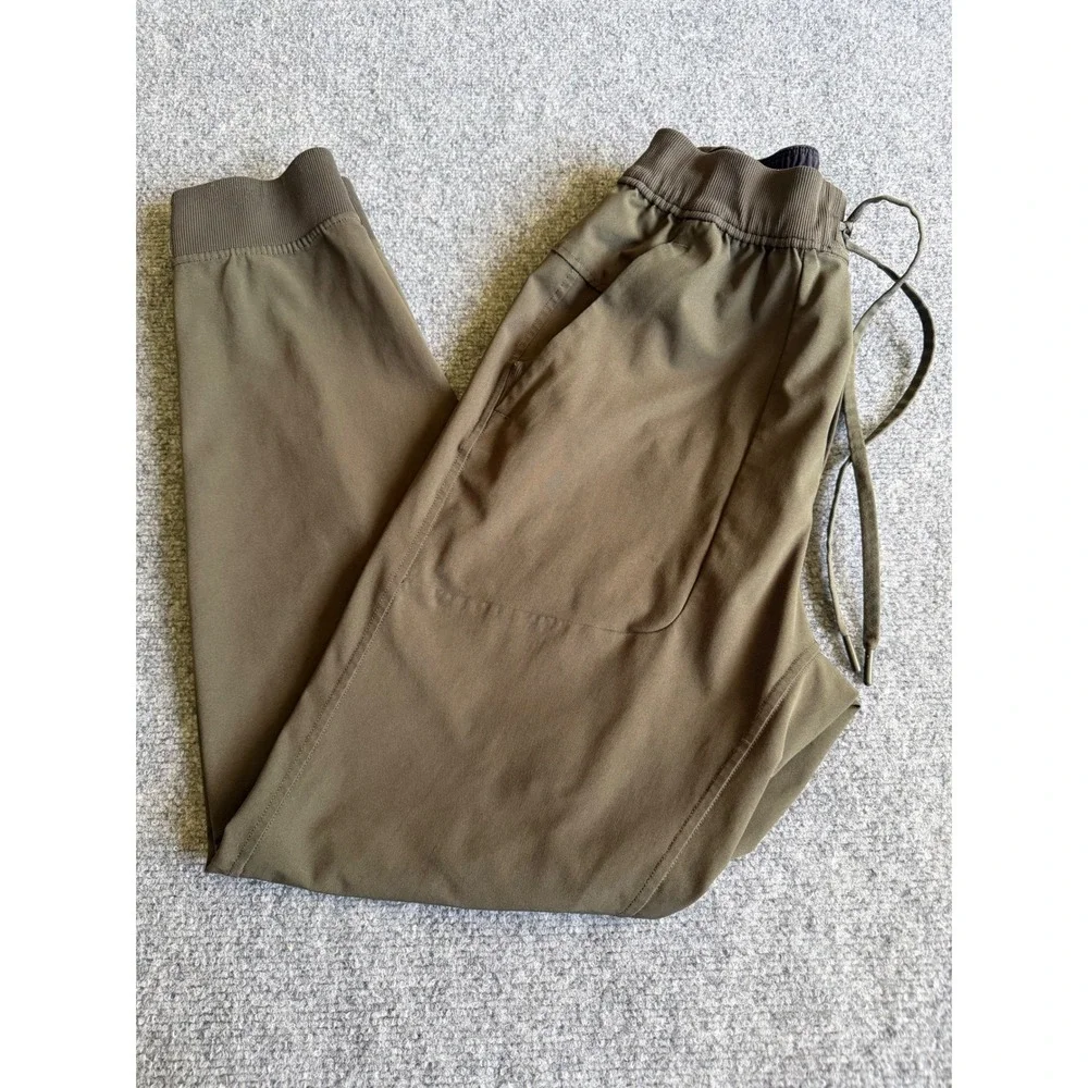Lululemon ABC Jogger Warpstreme Mens Small Dark Olive Green Activewear Pants